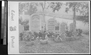 Graves of the Hartwell family, Fuzhou, Fujian, China, ca. 1925