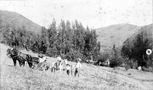 Near Cahuenga Pass, circa 1890