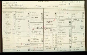 WPA household census for 920 E 77TH STREET, Los Angeles County