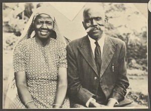 Filipo Njau with his wife, Tanzania