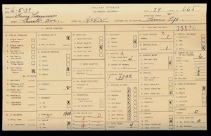 WPA household census for 424 CUSTER, Los Angeles