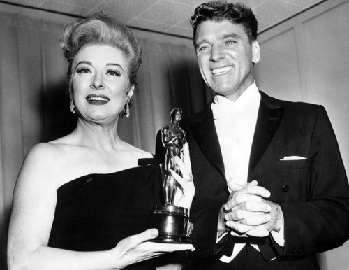 Greer Garson and Burt Lancaster