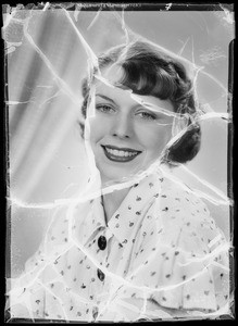 Contest girl, Southern California, 1935