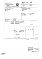 [Invoice from Atteshlis Bonded Stores Ltd on behalf of Gallaher International Limited regarding 400 Cartons of Cigarettes-Dorchester Int'l FF]