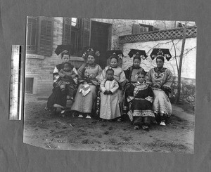 Missionary women in Chinese dress, Beijing, China, ca.1900-1910