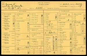 WPA household census for 1380 E 17TH ST, Los Angeles
