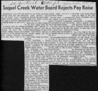 Soquel Creek Water Board Rejects Pay Raise