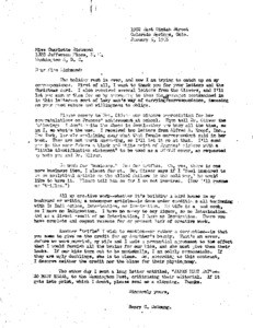 Henry DeYoung correspondence 1956