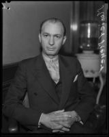 Mosier M. Meyer is accused of bribery totaling $19, 355, Los Angeles, 1934