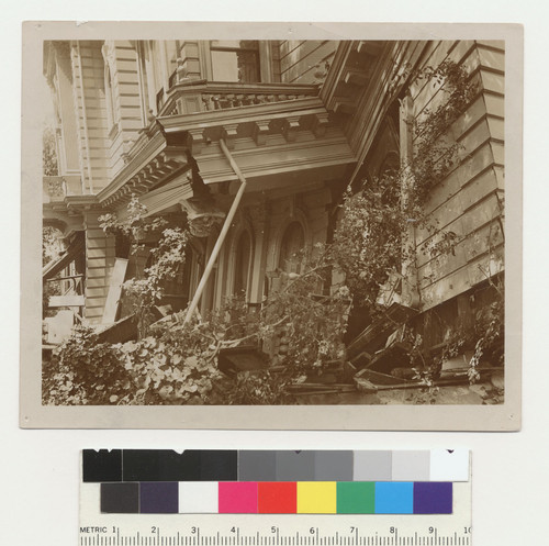 Dorothy residence, San Jose, Cal., after the earthquake, Apr. 18, 1906