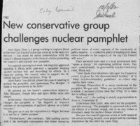 New conservative group challenges nuclear pamphlet