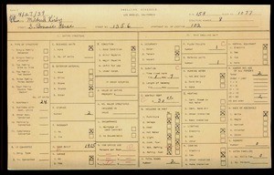 WPA household census for 1356 S BONNIE BRAE, Los Angeles