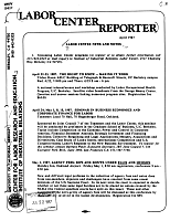 Labor Center Reporter: Labor Center News and Notes, April 1987