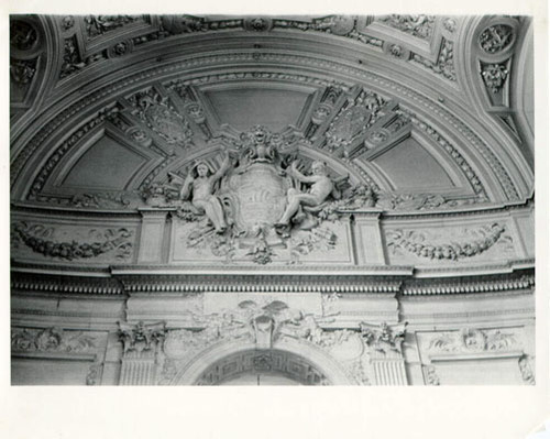 [Engravings on the wall of the Rotunda of City Hall]