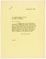 Letter from Julia Morgan to William Randolph Hearst, February 10, 1927