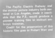 Pacific Electric's 1914 training film