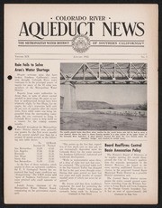 Colorado Aqueduct News 1952-01