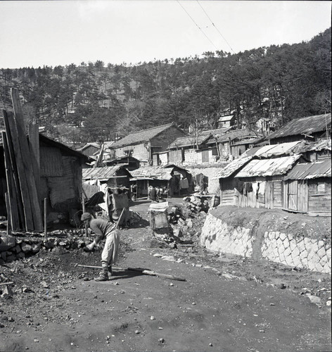 Scene on a village street