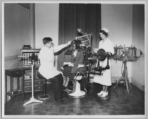 Optometry exam [ca. 1930]