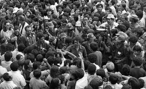 Mass rally, Managua, 1979