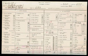 WPA household census for 1380 E 23RD STREET, Los Angeles