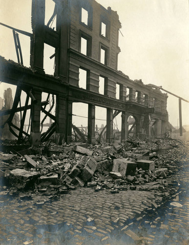 Hotel Terminus, San Francisco Earthquake and Fire, 1906 [photograph]
