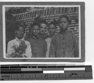 Fr. Ford at the mission in Yangjian, China, 1922