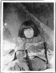 Portrait of a Havasupai Indian maiden, Uta's daughter, ca.1899
