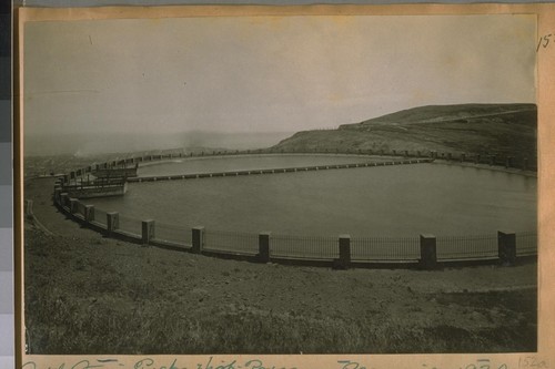 The Twin Peaks High Pressure Reservoir, 1920