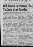 Old-Timers Day draws 124 to Santa Cruz reunion