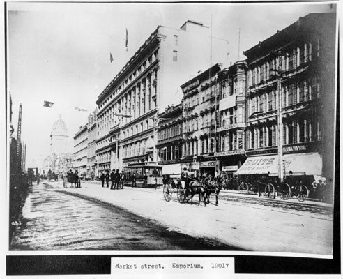 [Market street. Emporium. 1901?]