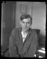Portrait of Gordon S. Northcott in Los Angeles, Riverside or San Quentin, 1928-1930