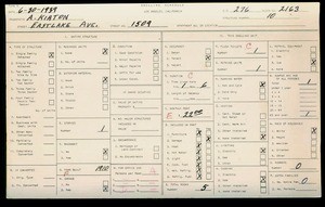 WPA household census for 1509 HENRY, Los Angeles