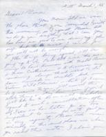 Letter from Carl D. Duncan to Patricia Whiting, March 1, 1966