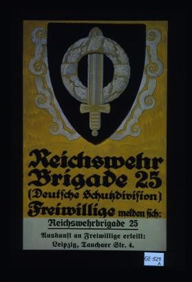 Reichswehr Brigade 25 (Deutsche Schutzdivision)