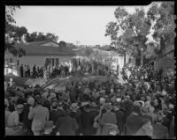 Dedication ceremony at Plummer Park, Hollywood, 1938