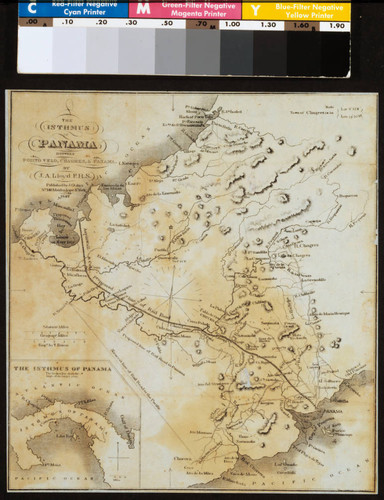 The Isthmus of Panama between Porto Velo, Chagres & Panama / by J.A. Lloyd F.R.S