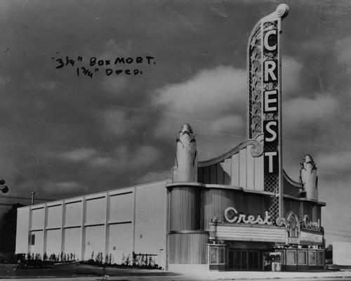 Crest Theatre, exterior view