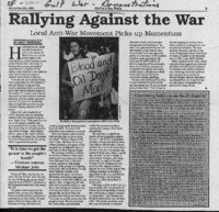 Rallying against the War