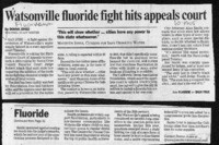 Watsonville fluoride fight hits appeals court