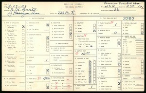 WPA household census for 226 1/2 HORIZON AVE, Los Angeles County