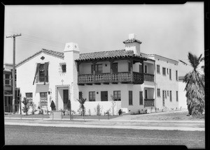 Leimert Park houses and flats, Los Angeles, CA, 1928