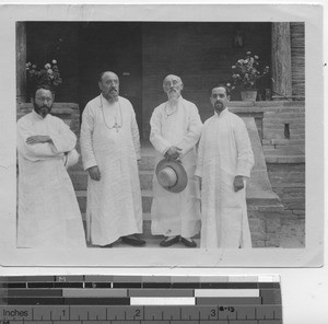 Priests and missioners at Sienhsien, China, 1926