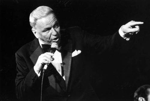 Frank Sinatra sings