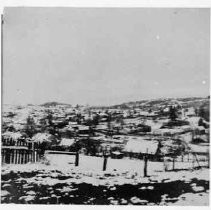 Winter scene, Columbia, CA, pre-1900