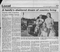 A family's shattered dream of country living