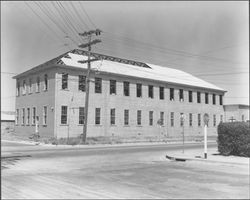Exterior view of the Nolan-Earle Shoe Company building, Petaluma