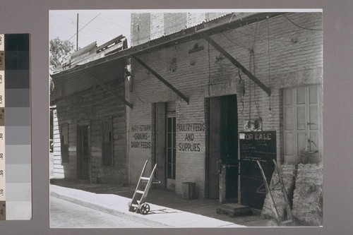 Hay & feed store. Auburn. 1949
