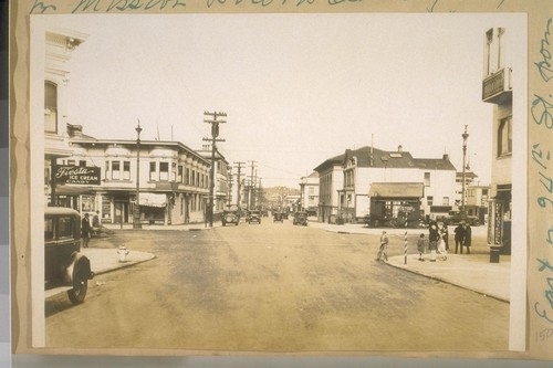 East on 24th St. from Valencia St. June 1929