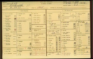 WPA household census for 1005 E 79TH STREE, Los Angeles County